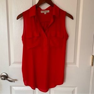 Loft • mixed media blouse